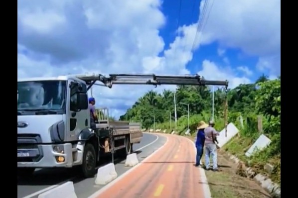 Ciclovia recebe serviços de manutenção e limpeza em Buritirana